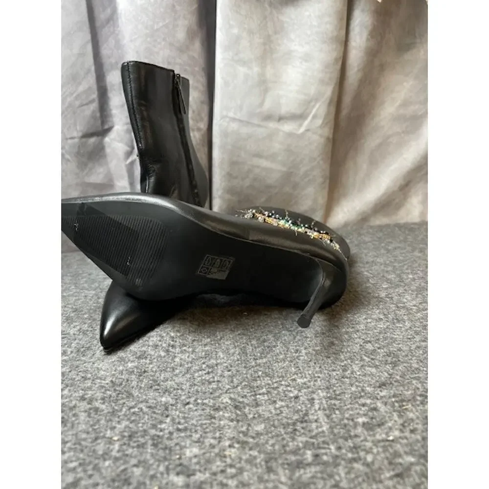 Kurt Geiger Belgravia Embellished Evil Eye Stiletto Bootie size EU 35.5/US 5.5